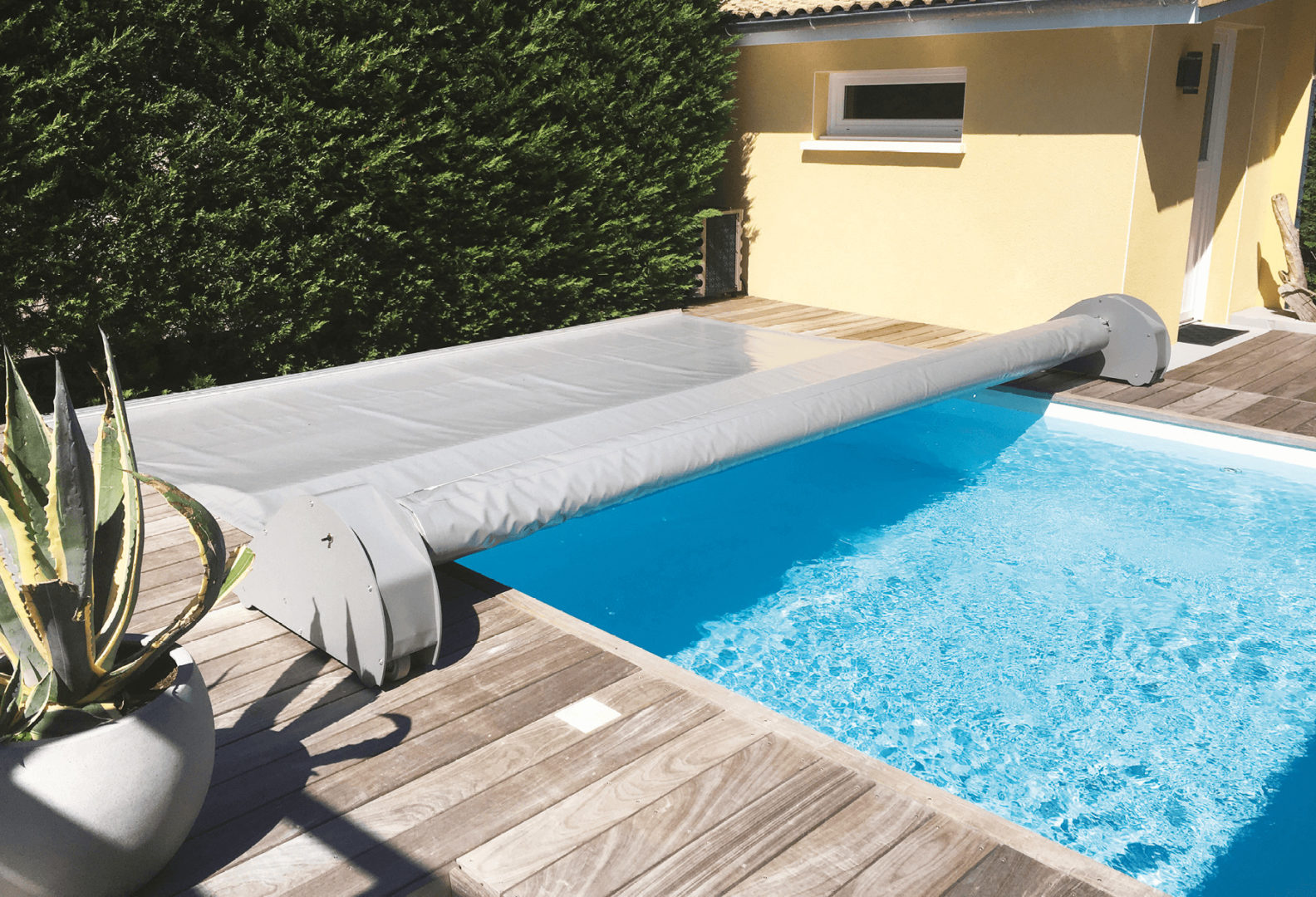 Bâche à barres de sécurité pour piscine - Spa & Piscine