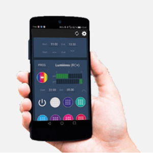 Coffret électrique - Meteor application smartphone