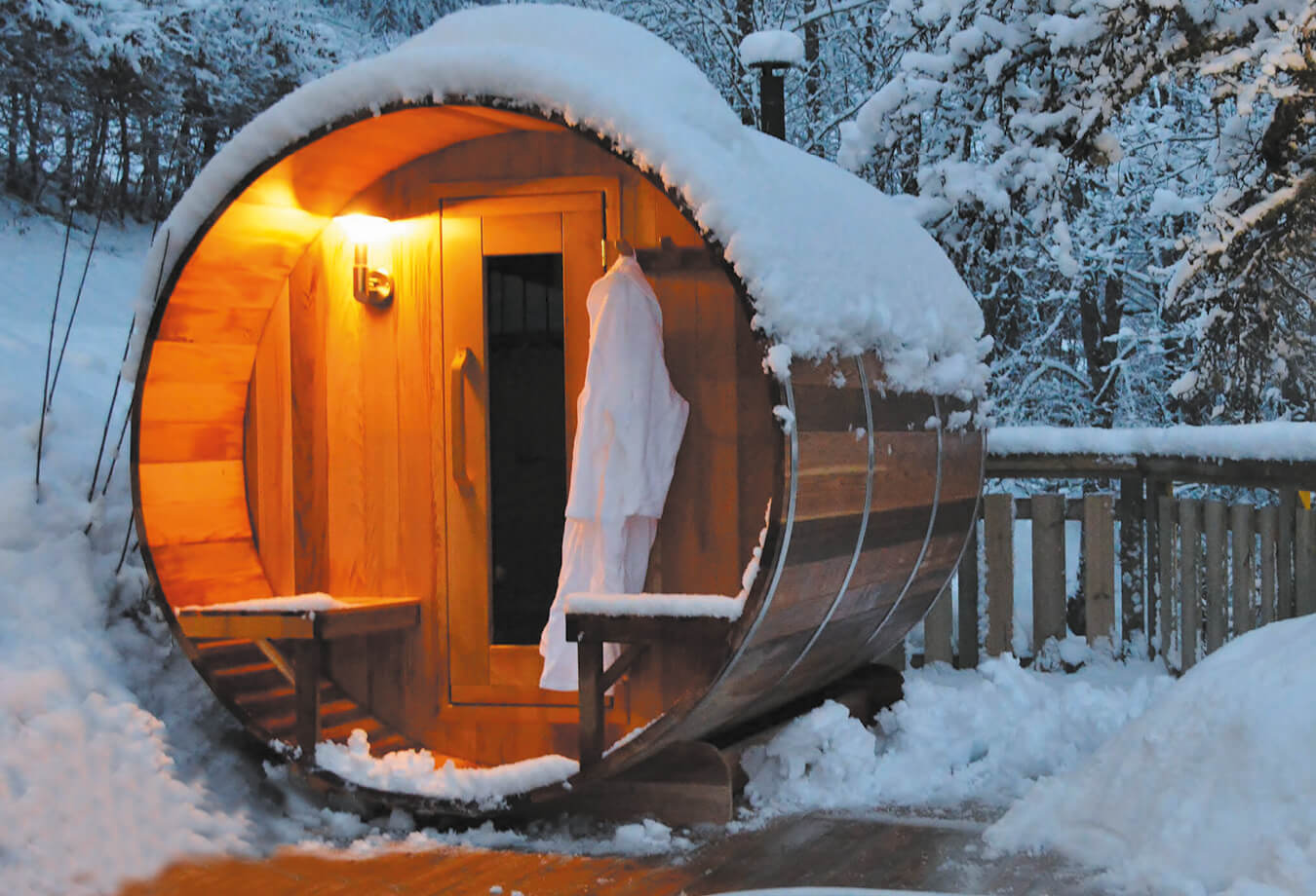 Sauna extérieur Cocon cèdre rouge 2