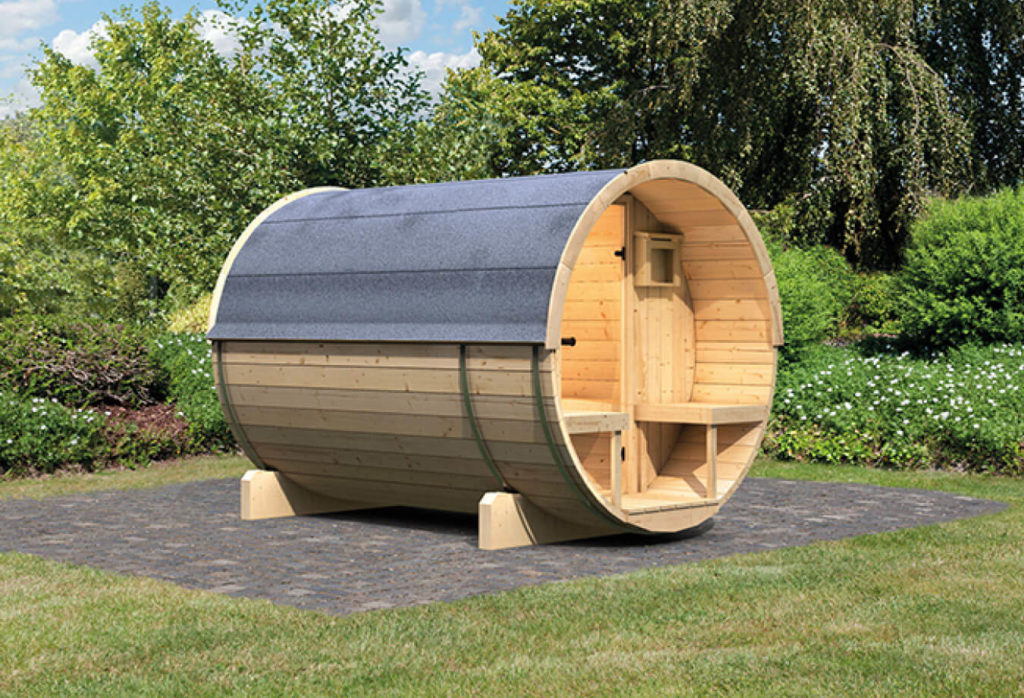 Sauna extérieur scandinave cocon la tradition à domicile Aquilus Spas