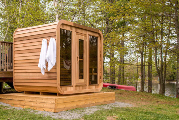 Sauna extérieur Luna Cèdre rouge