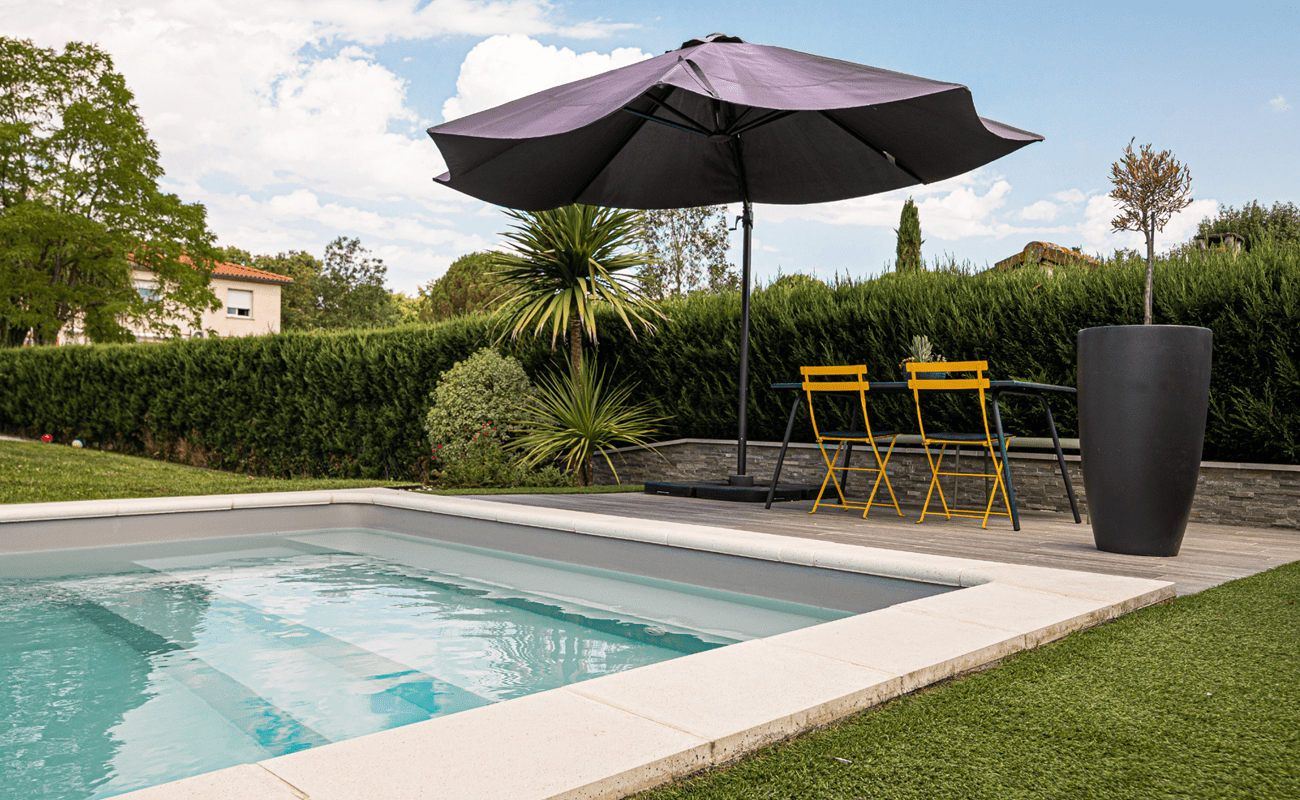 Piscine arrondie concept marquises