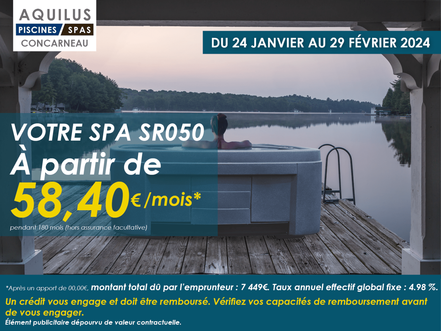 Spas à petit prix Aquilus