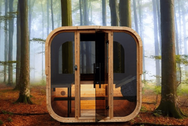 Sauna design extérieur Forest