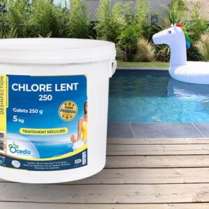 CHLORE LENT 250g 5KG AQUILUS